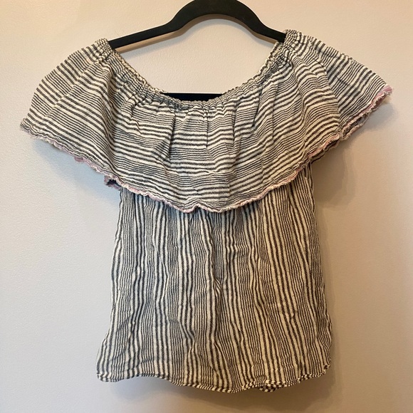 Bailey/44 Off-the-Shoulder Striped Top Size XS - Picture 4 of 4